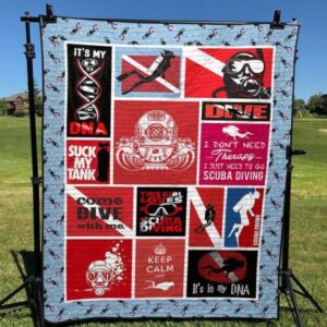 Just Need To Go Scuba Diving Quilt Blanket Vq06  Quilt